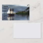 Die Reise Visitenkarte (Vorne/Hinten)