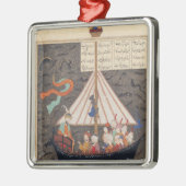 Die Reise von Alexander der Große Silbernes Ornament (Links)