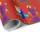 Die Reise von Bethlehem Geschenkpapier (Rolleneckpunkt)