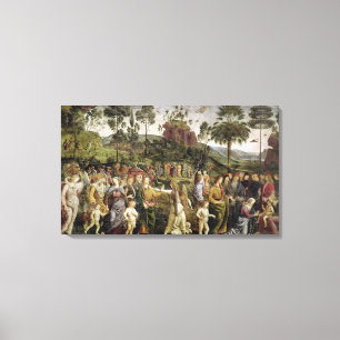 Die Reise von Moses, c.1481-83 Leinwanddruck