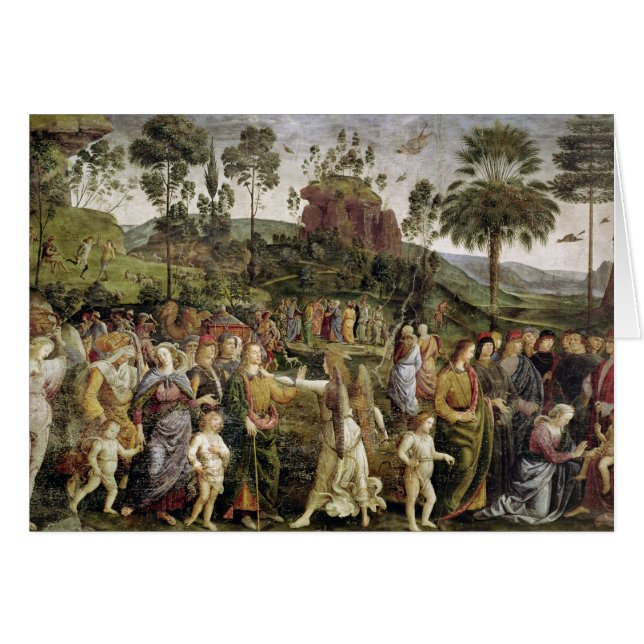 Die Reise von Mosese, c.1481-83 (Vorderseite (Horizontal))
