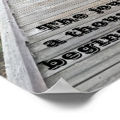 Die Reise von tausend Meilen.. Poster (Ecke)