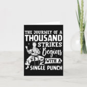 Die Reise von tausend Streiks beginnt mit einem Si Karte (Vorderseite)