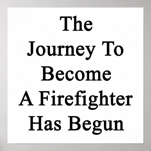 Die Reise zum Feuerwehrmann hat begonnen Poster (Vorne)