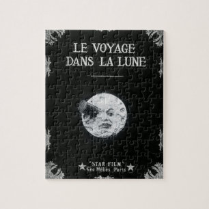 Die Reise zum Mond Retro - Eine Reise zum Mond Puzzle