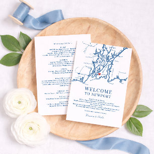 Die Reiseroute Karte für das Bohlin Hochzeitswoche