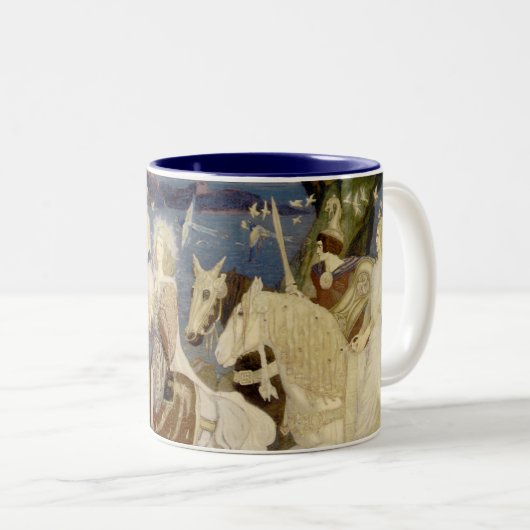 Die Reiter des Sidhe Zweifarbige Tasse (VorderseiteRechts)