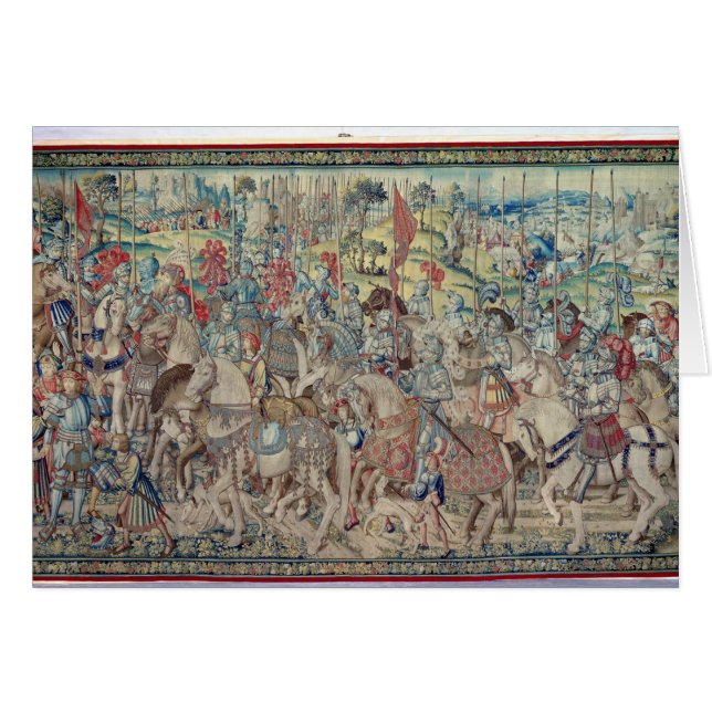 Die Reiter, von der Tapisserie von 'David (Vorderseite (Horizontal))