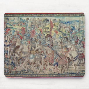 Die Reiter, von der Tapisserie von 'David Mousepad