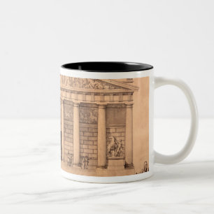 Die Reitschule des Kaiserschutzes, St. Peter Zweifarbige Tasse