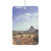 Die reizvolle Schönheit der Wüste unter einem blau Autolufterfrischer (Vorderseite)