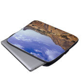 Die reizvolle Schönheit der Wüste unter einem blau Laptopschutzhülle (Vorne Knopf)