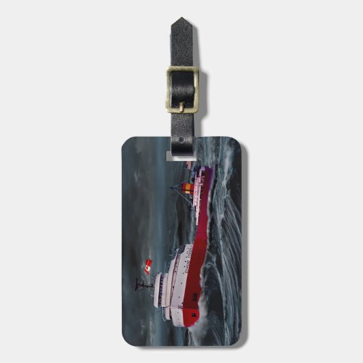 DIE REKHE DES EDMUND FITZGERALD GEPÄCKANHÄNGER (Vorderseite vertikal)