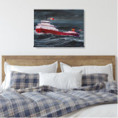 DIE REKHE DES EDMUND FITZGERALD LEINWANDDRUCK (Insitu (Schlafzimmer))