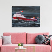 DIE REKHE DES EDMUND FITZGERALD LEINWANDDRUCK (Insitu (Wohnzimmer))