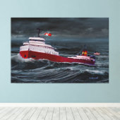 DIE REKHE DES EDMUND FITZGERALD LEINWANDDRUCK (Insitu (Holzboden))