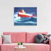DIE REKHE DES EDMUND FITZGERALD LEINWANDDRUCK (Insitu (Wohnzimmer))