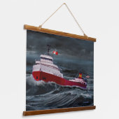 DIE REKHE DES EDMUND FITZGERALD WANDTEPPICH MIT HOLZRAHMEN (Gewinkelt)