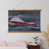 DIE REKHE DES EDMUND FITZGERALD WANDTEPPICH MIT HOLZRAHMEN (Schlafzimmer)