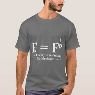 die Relativitätstheorie für Musikermusik frien T-Shirt