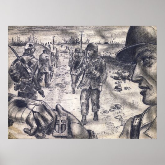 Die Reliefspalte Poster (Vorne)