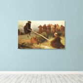 Die Religion war nie dazu konzipiert, unser Vergnü Leinwanddruck (Insitu (Holzboden))