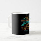 Die religiöse Liebe ist ein großer Triumph über da Kaffeetasse (Vorderseite Links)