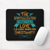 Die religiöse Liebe ist ein großer Triumph über da Mousepad (Mit Mouse)