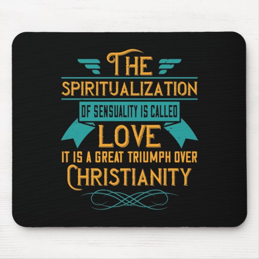 Die religiöse Liebe ist ein großer Triumph über da Mousepad (Vorne)