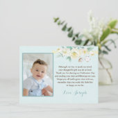 Die religiöse Widmung danken Ihnen zu kardieren Dankeskarte (Stehend Vorderseite)