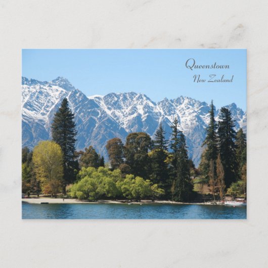 Die Remarkables, Queenstown, Neuseeland Postkarte (Vorderseite)