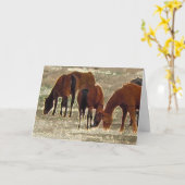 Die Remuda-Herde des guten Herrn im Himmel Beileid Karte (Gelbe Blume)