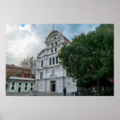Die Renaissance-Fassade der Kirche San Zaccaria Poster (Vorne)