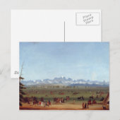 Die Rendezvous in der Nähe des grünen Flusses Postkarte (Vorne/Hinten)