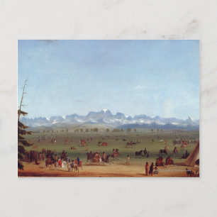 Die Rendezvous in der Nähe des grünen Flusses Postkarte