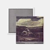 Die Rennbahn oder der Tod auf einem blassen Pferd Magnet (Vorderseite/Rückseite)