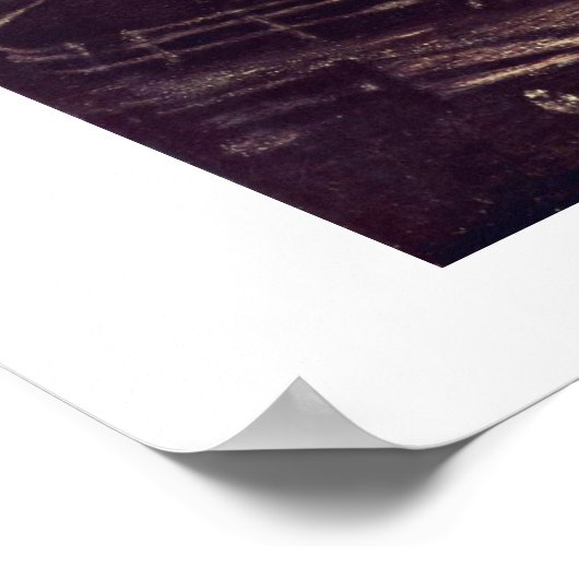 Die Rennbahn oder der Tod auf einem blassen Pferd Poster (Ecke)