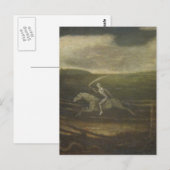 Die Rennbahn oder Tod auf einem blassen Pferd Postkarte (Vorne/Hinten)