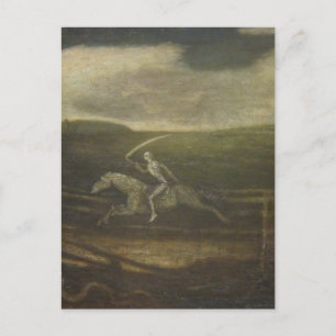 Die Rennbahn oder Tod auf einem blassen Pferd Postkarte