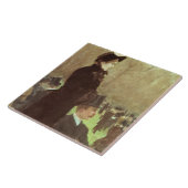 Die Rennen bei Auteuil, Paris (Öl auf Leinwand) Fliese (Seite)