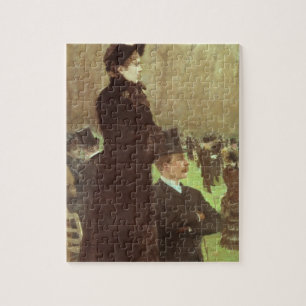 Die Rennen bei Auteuil, Paris (Öl auf Leinwand) Puzzle