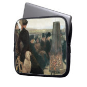 Die Rennen bei Auteuil, Teil eines Triptychons (Öl Laptopschutzhülle (Vorderseite Links)