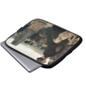Die Rennen bei Auteuil, Teil eines Triptychons (Öl Laptopschutzhülle (Vorne Knopf)