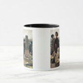 Die Rennen bei Auteuil, Teil eines Triptychons (Öl Tasse (Zentrum)