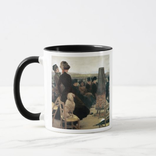 Die Rennen bei Auteuil, Teil eines Triptychons (Öl Tasse (Links)