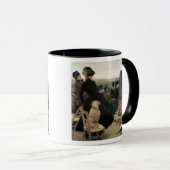 Die Rennen bei Auteuil, Teil eines Triptychons (Öl Tasse (VorderseiteRechts)
