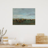 Die Rennen - Edgar Degas Fine Art Poster (Küche)