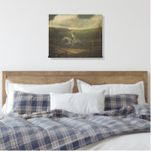 Die Rennstrecke oder der Tod auf einem blassen Pfe Leinwanddruck (Insitu (Schlafzimmer))