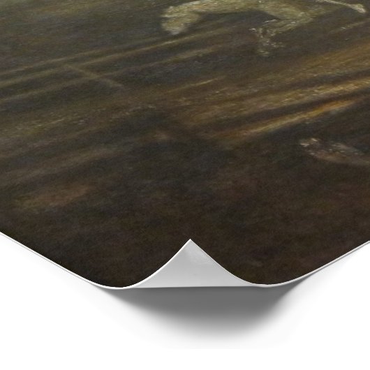 Die Rennstrecke oder der Tod auf einem blassen Pfe Poster (Ecke)