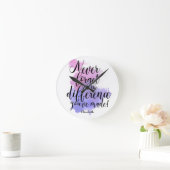 Die Rente vergisst nie den Unterschied, den Sie ge Runde Wanduhr (Zuhause)